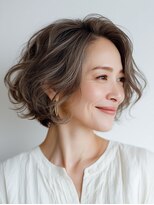 ビフィーノ リルネ(Bifino Rilune) クラゲヘアー/小顔/ココアベージュ/オリーブグレー/川西