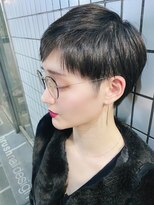ミモザワークス(Mimosa Works) ミヤザキスタイル 20代30代40代 黒髪刈り上げハンサ ムショート
