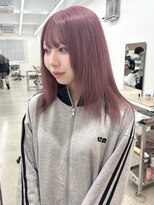 ニュート(Neut )&nbsp;ピンクベージュ/ブリーチ2回/ケアブリーチカラー/ハイトーン