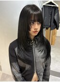 黒髪 レイヤーカット