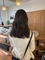 バイエイト 野並店(By Eight) 艶ブラウン×ロングローレイヤー×バイカルテトリートメント