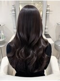 ラベンダーグレー/ラベンダーブラウン/レイヤーカット/顔周り