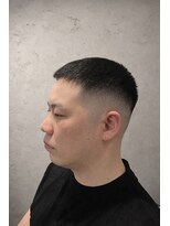 ワンワンオー バーバーショップ 長浜店(@110 BARBER SHOP)&nbsp;ショートクロップ×スキンフェードで魅せる、都会的ミニマリズム