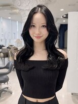 エアー 青山(AIR)&nbsp;韓国ワンホンレイヤー髪質改善透明感ブリーチなしカラー黒髪