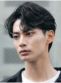 渋谷メンズパーマフェザーパーマシャドウパーマセンターパート