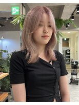 ユニークバイケンジ 町田(unique KENJE) ハイトーンほんのりピンクベージュ