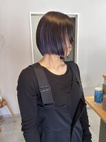ラーソ(laco) ボブカット インナーカラー 髪質補正