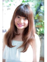 グラスヘアリオン(Grous hair lion)&nbsp;【Grous Hair lion　御茶ノ水】小顔バング＋重めロング