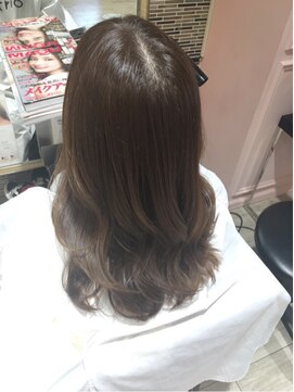 トリコ 梅田茶屋町店(trico) 毛先まで潤うキラ水カラー【トリコ梅田茶屋町店】