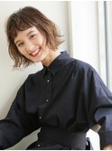 外ハネミックスパーマ