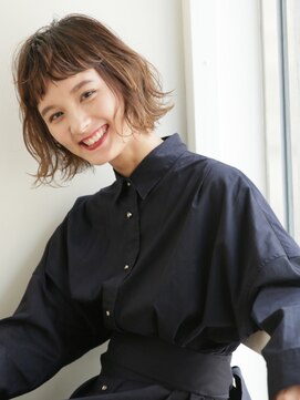 アピッシュ シェリ(apish cherie) 外ハネミックスパーマ