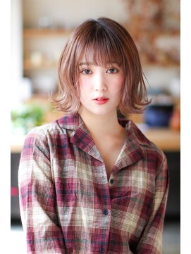 アーツリタ 町田(arts lita) 【arts lita 町田】外ハネくびれボブ×ハイトーンベージュ