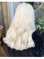 ラフ 北参道(RAF)&nbsp;エクステ80本 ホワイトブロンド【RAF北参道】担当遠山