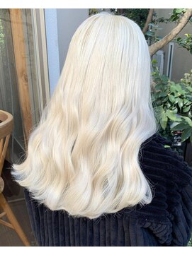 ラフ 北参道(RAF) エクステ80本 ホワイトブロンド【RAF北参道】担当遠山