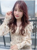 透明ラベンダーカラーピンクアッシュ