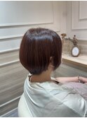 自然にまとまる丸みショート 大宮東口/髪質改善ヘッドスパ専門店