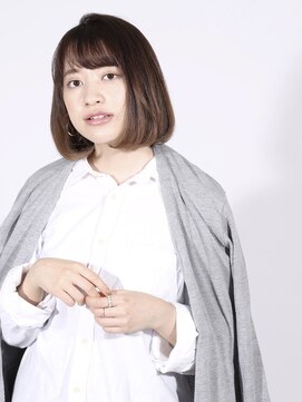 デイジー インデックスヘア 大島店(DAISY index hair) くびれ×ストレート×長め前髪×ワンカール  20代30代40代 ボブ