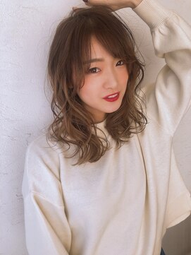 オーロ 西大寺店(ORO) ブラウンベージュの透け感ミディ