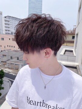 ロンド ロビン 栄(Lond robin) 【Lond robin】高瀬慎也 無造作マッシュ/メンズパーマ m