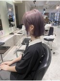 バイオレットグレージュボブ