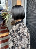 dark gray/blunt bob 【OHTA】