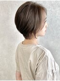 【Casa.】モノグレージュ×ショートボブ