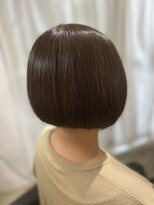 ツムグ 代官山店(TUMUGU) 白髪ぼかしアッシュブラックミントアッシュ×小顔ショートボブ