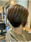 奥行きショートボブ