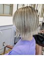 ガネーシャ(ganesya) ブリーチカラー切りっぱなしボブ