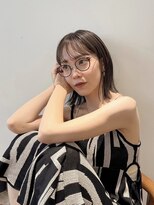 【Lomalia表参道】切りっぱなしボブグレージュシアーカラー