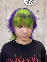 インク 渋谷(INK.) 初号機カラー シャギーカット