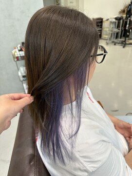 フォルテ 島田店 パープルインナーカラー