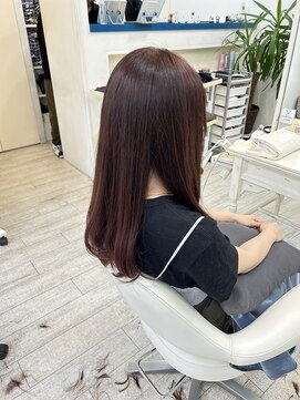 アルターシェリー(aL-ter che'rie) 【チェリーレッド×レイヤー】髪質改善/ハイライト/レイヤー