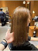 酸性ストレートパーマロングヘア縮毛矯正髪質改善トリートメント