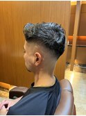 銀座　理容室　メンズカット　バーバースタイル　スキンフェード