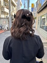 アッシュ 下北沢店(Ash) ハーフアップアレンジ