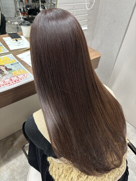 ボタン ハカタ(VOTAN hakata) 【votan yui】オリーブブラウン×ツヤ髪