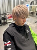波巻きツイストスパイラルパーマ/フェザーパーマ/眉毛/メンズ