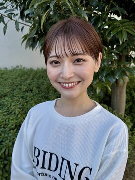 クロト(Clotho) ショートカット/髪質改善縮毛矯正白髪ぼかしレイヤーカラーボブ