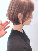 Say.イメチェンショートボブ外ハネボブ美髪ワイドバングアッシュ