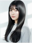 黒髪ロング×高濃度水素ストレートで圧倒的艶髪