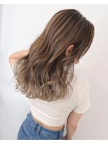 アイニ 大阪上本町店(aini)&nbsp;アディクシー/ブリーチなし/透明感/ツヤ/ハイライト