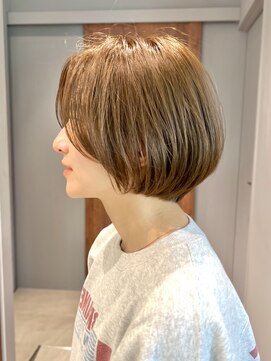 サン 白金台(SUN) 前髪長めの丸みショートボブミニボブ白金目黒