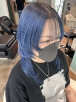 ミラシィ 稲毛(Mirashy)&nbsp;ブルーカラー×レイヤーカット