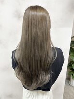 ワンラヴェストヘアオルシェット 長野駅(One Lovest Hair olchette)&nbsp;透明感オリーブベージュ／柔らか艶ロング
