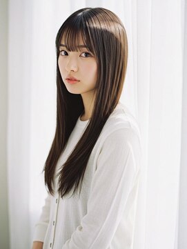 透明感ストレートロング【河内花園駅】