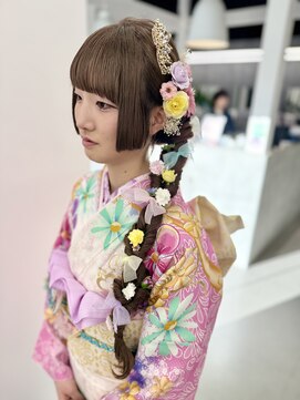 ゴットラトゥール(GOTTO LATOUR) 成人式ヘア☆ラプンツェル楓編み下ろしヘア