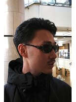 ヨシザワインク プレミアム 横浜 桜木町店(YOSHIZAWA Inc. PREMIUM)&nbsp;テーパー七三風オールバックジェントル大人メンズスタイル