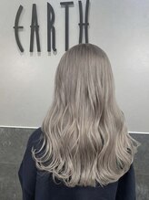 アース 豊橋店(HAIR&MAKE EARTH)&nbsp;グレージュロングスタイル