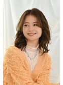 〈NOB能見台店〉顔回りパーマレイヤーカット小顔かきあげ